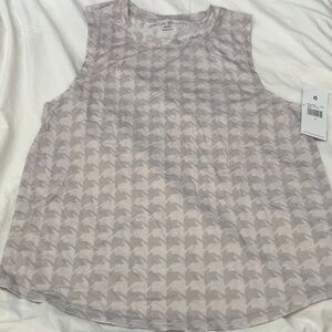 Spiritual Gangster Gray Patterned Tank Top